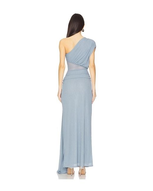 Lovers + Friends Blue Lea Gown