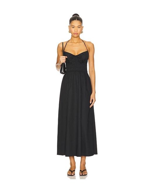 Solid & Striped Black Maxikleid Lolita