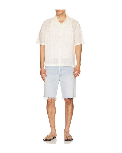 AllSaints White Aubrey Shirt for men