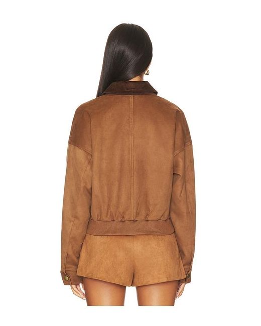 Astr Brown Sorine Jacket