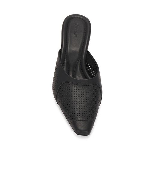 St. Agni Black Perforated Heel