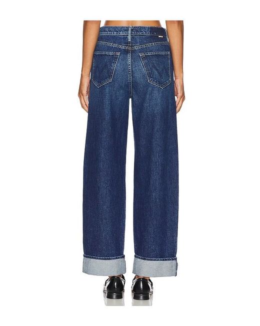 Mother Blue The Spitfire Nerdy Cuff Jeans