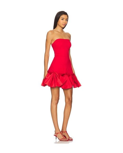 Elliatt Red Evee Strapless Mini Dress