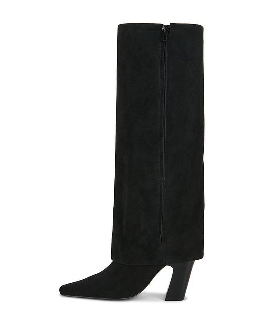 Raye Black Briella Fold Over Boot