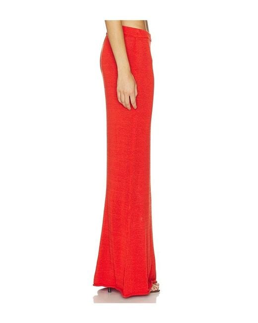 SER.O.YA Red Kora Knit Skirt