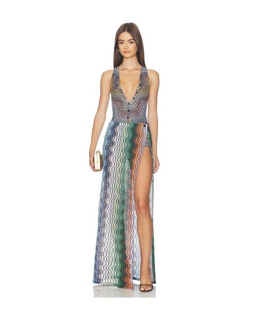 Missoni Blue Long Skirt