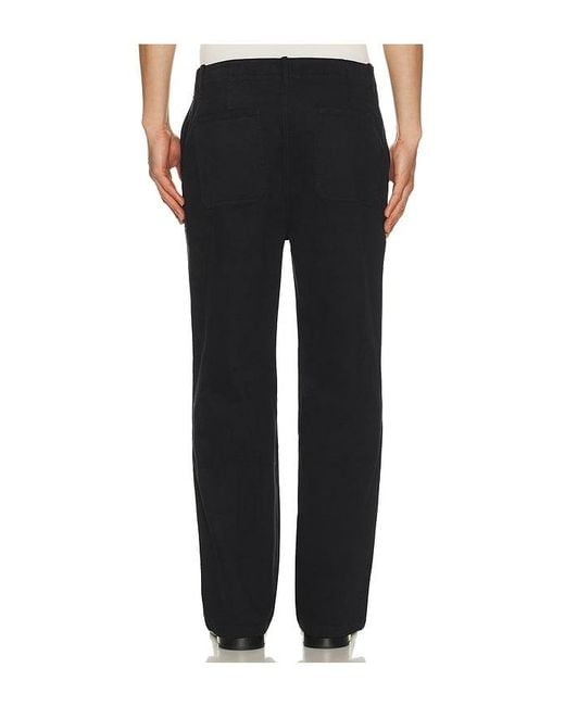 FRAME Black Cotton Chino Pants for men