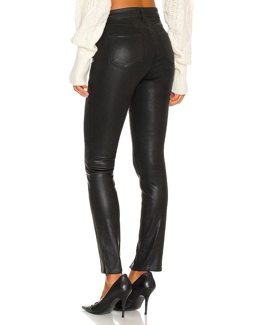 L'Agence Black Jyothi High Rise Split Ankle Jeans