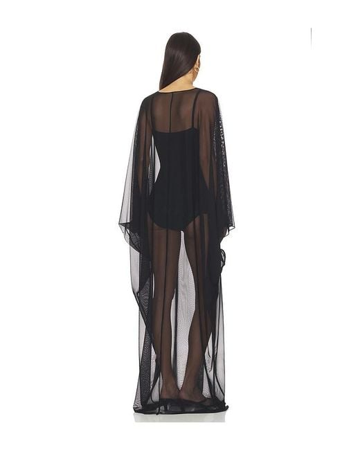 Norma Kamali Black Caftan