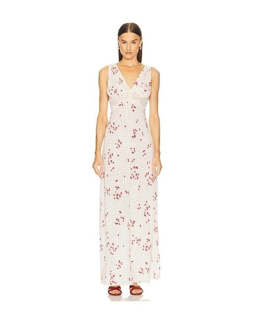 L'academie White 'Academie Hallie Maxi Dress