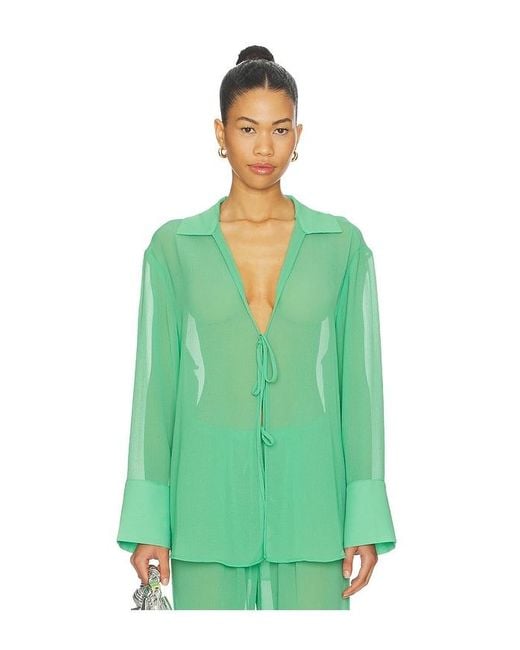 Solid & Striped Green The Jaclyn Tunic
