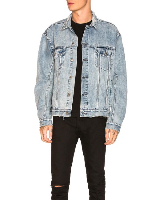 Travis Scott Oh G Ghosted Denim Jacket 