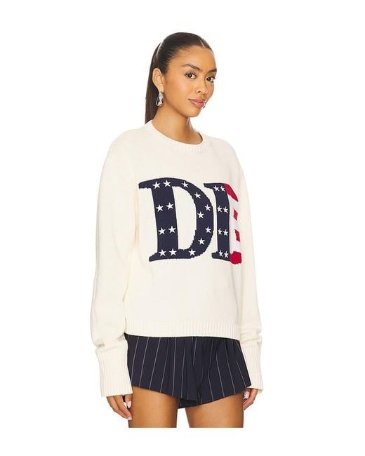 Dairy Boy White American Summer Sweater