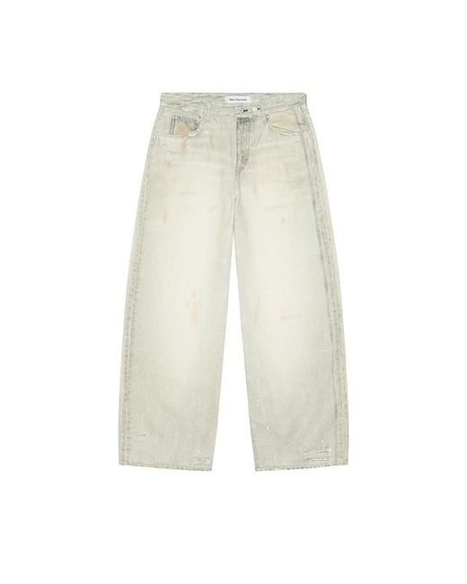 Won Hundred White Lyon Printed Denim Jeans for men