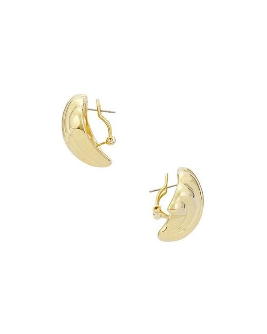 Lelet Metallic Vini Button Earrings