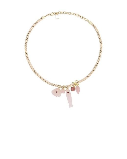 DANNIJO Pink Mich Necklaces