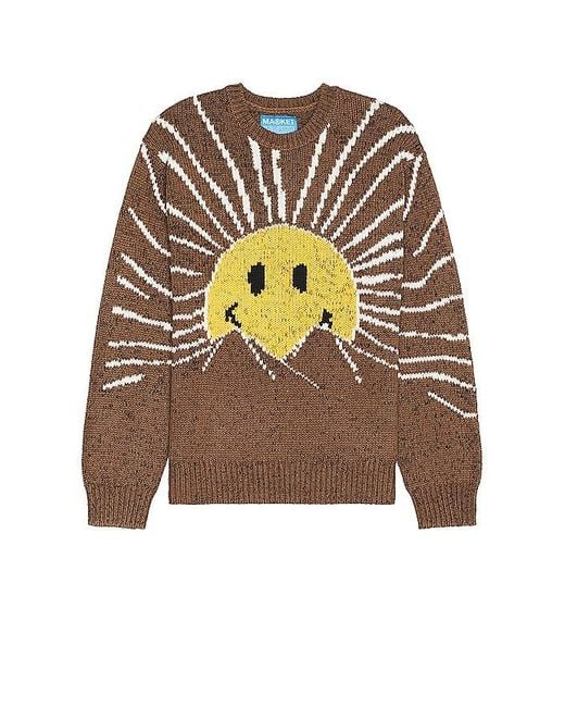 Market Multicolor Smiley Sunrise Sweater for men
