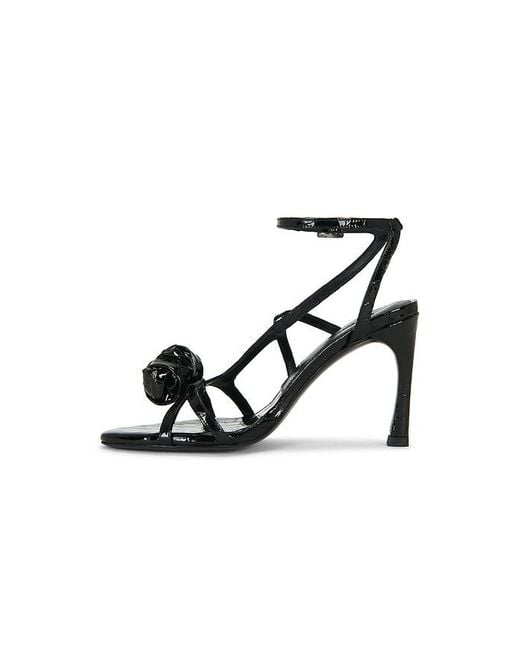 ROTATE BIRGER CHRISTENSEN Black Patent Croc Sandal