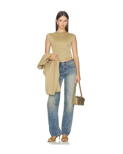 Fear Of God Blue Soft Rib Fitted Tank Top