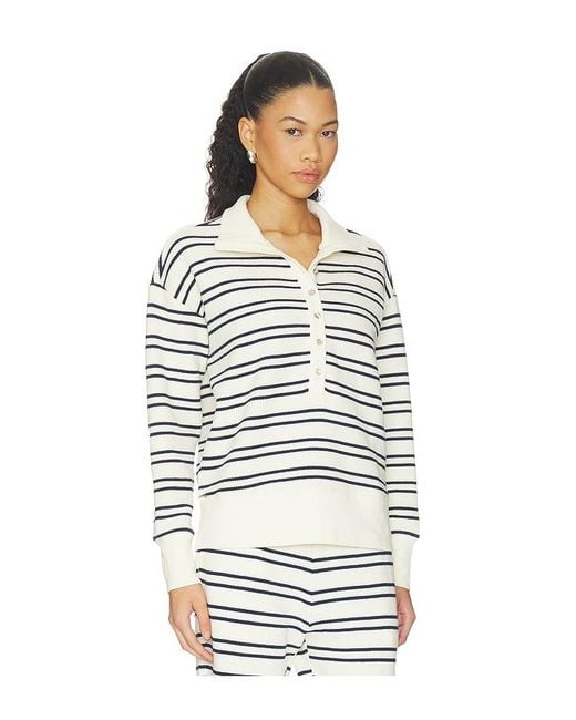 Negative Underwear White Waffle Knit Pullover