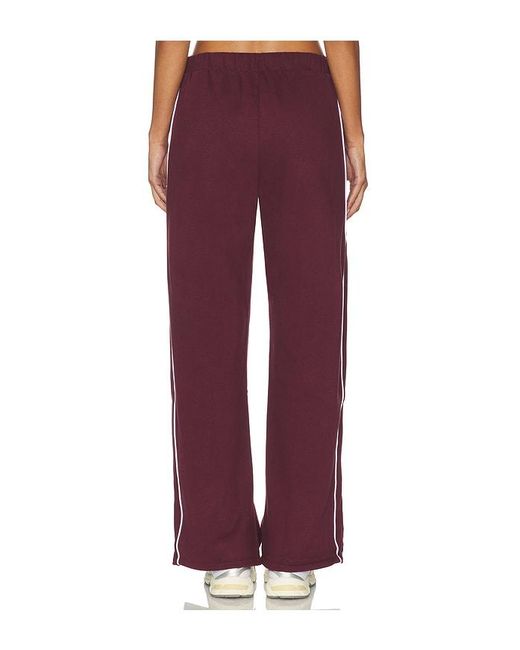 Beyond Yoga Red Luxe Fleece Piper Wide Leg Pant