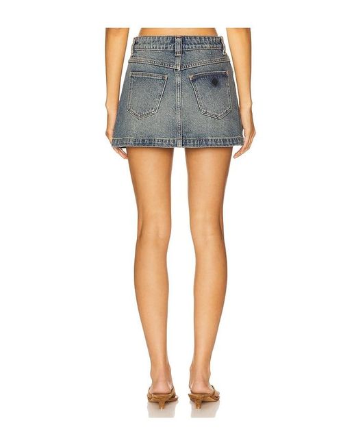 A.Brand Blue 95 A Line Skirt