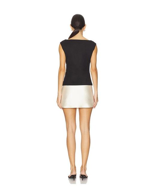 Line & Dot Black Isabeau Mini Dress