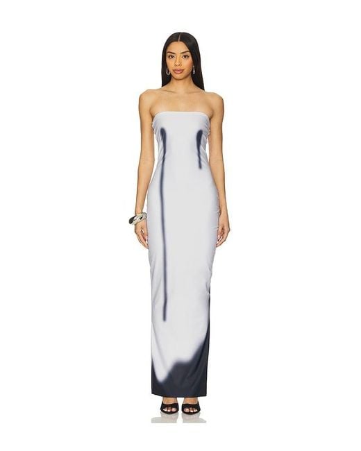 DI PETSA White Wet Drip Dress