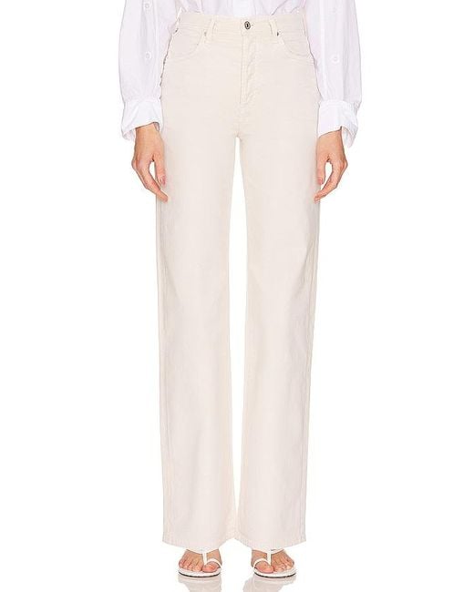 Citizens of Humanity White Annina Wide Leg Jeans