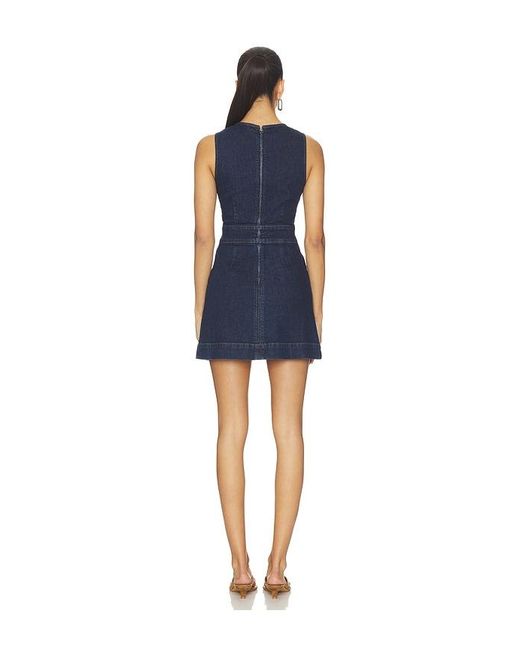 PAIGE Blue Sylvia Mini Dress