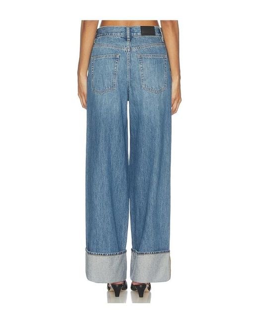 Helmut Lang Blue Drop Straight Brooklyn Pants