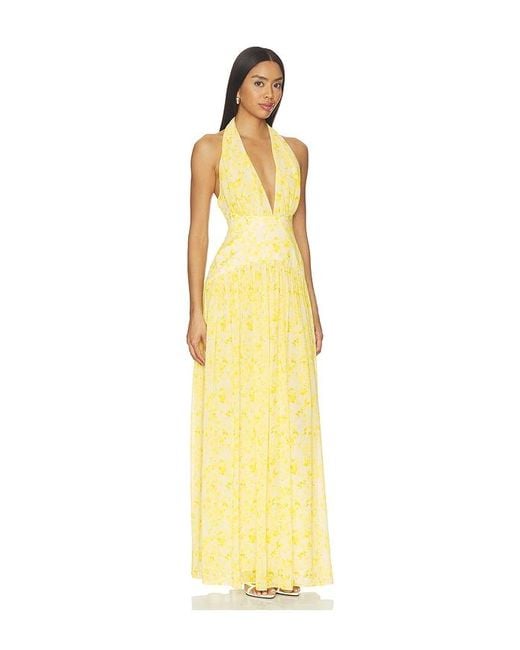 Lovers + Friends Metallic Hannah Gown