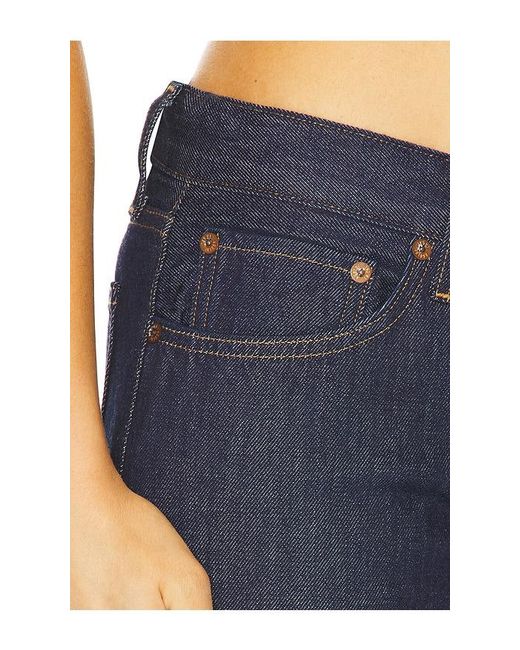 Agolde Blue Gerade Low Rise Loose