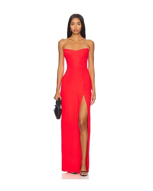 Amanda Uprichard Red X Revolve Ivy Gown