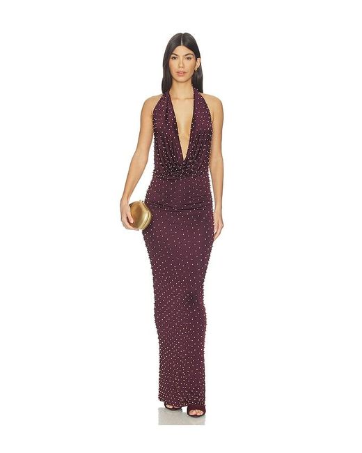 The New Arrivals Ilkyaz Ozel Purple Agel Dress