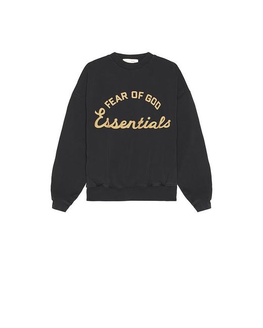 Fear Of God Black Training 90's Crewneck Sweatshirt for men