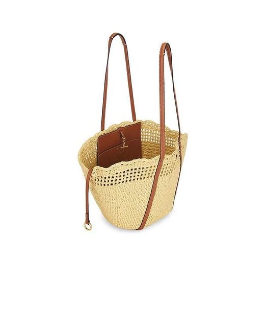 Ulla Johnson Metallic Marina Raffia Tote Bag