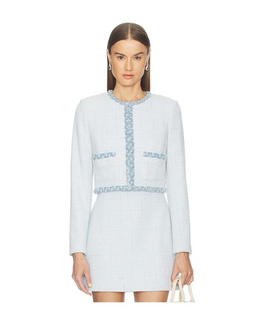 LoveShackFancy White Azula Jacket