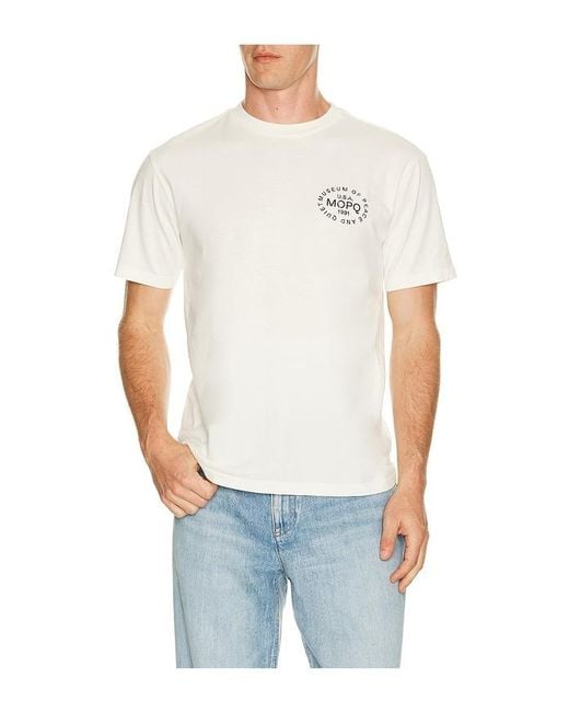Museum of Peace & Quiet White Stamp T-Shirt for men