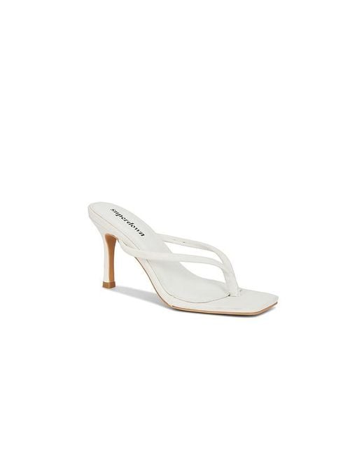 superdown White Livi Sandal