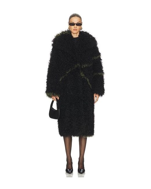 Jakke Black Cascade Coat