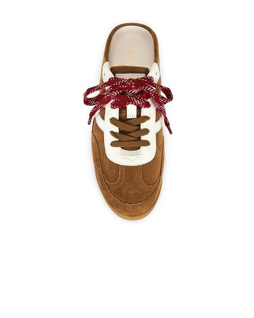 Veronica Beard Brown Nicoline Mule Sneaker