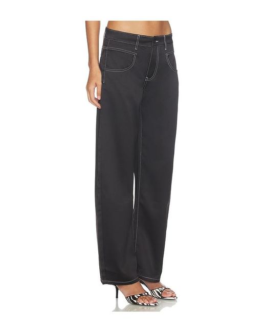 Lioness Black Serenity Satin Pant