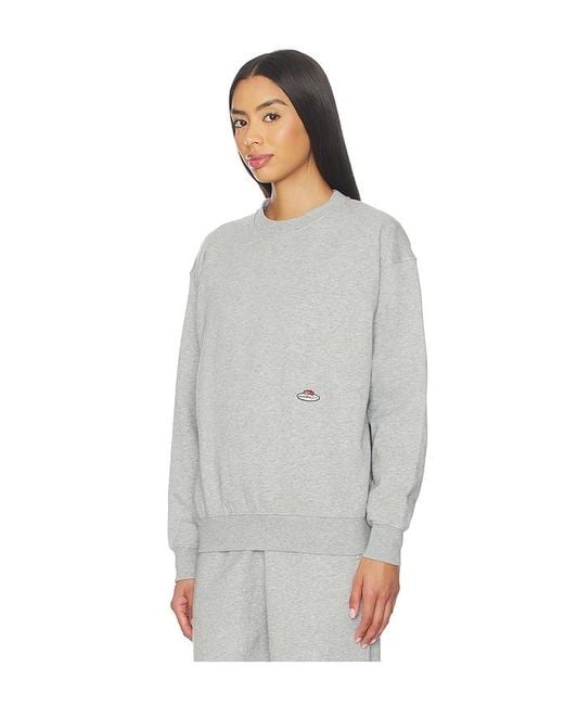 HOMMEGIRLS Gray X Fruit Of The Loom Crewneck Sweatshirt