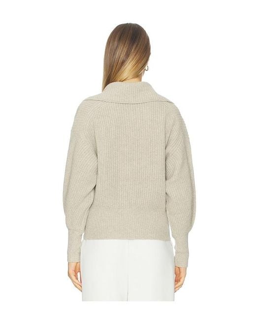 Nation Los Angeles Natural Ashton Collared Pullover