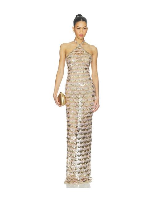 retroféte White Genovia Embroidered Dress