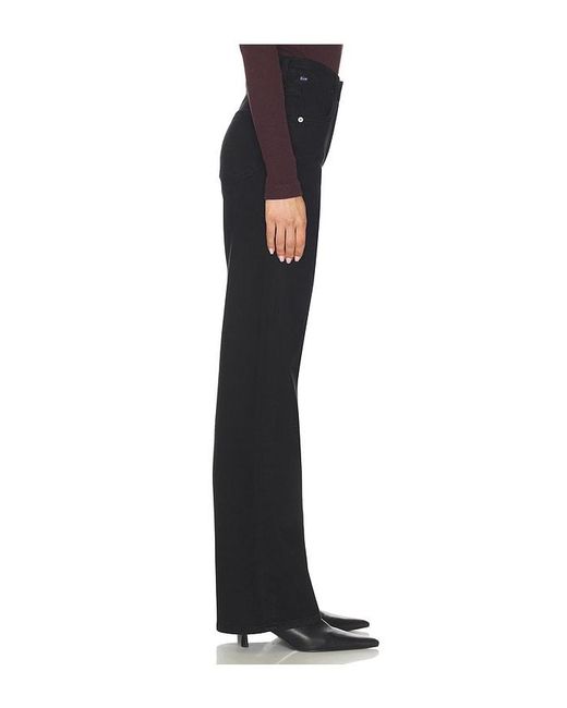 Citizens of Humanity Black Annina Straight Leg Jeans