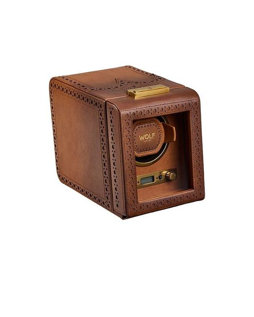 Wolf Brown Brogue Single Winder