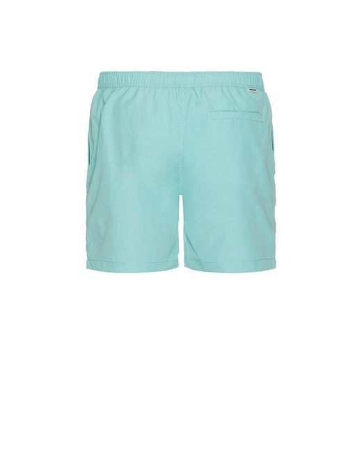 Scotch & Soda Blue Placement Print Swim Shorts for men