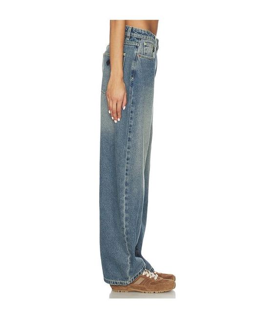 A.Brand Blue 95 Barrel Jeans